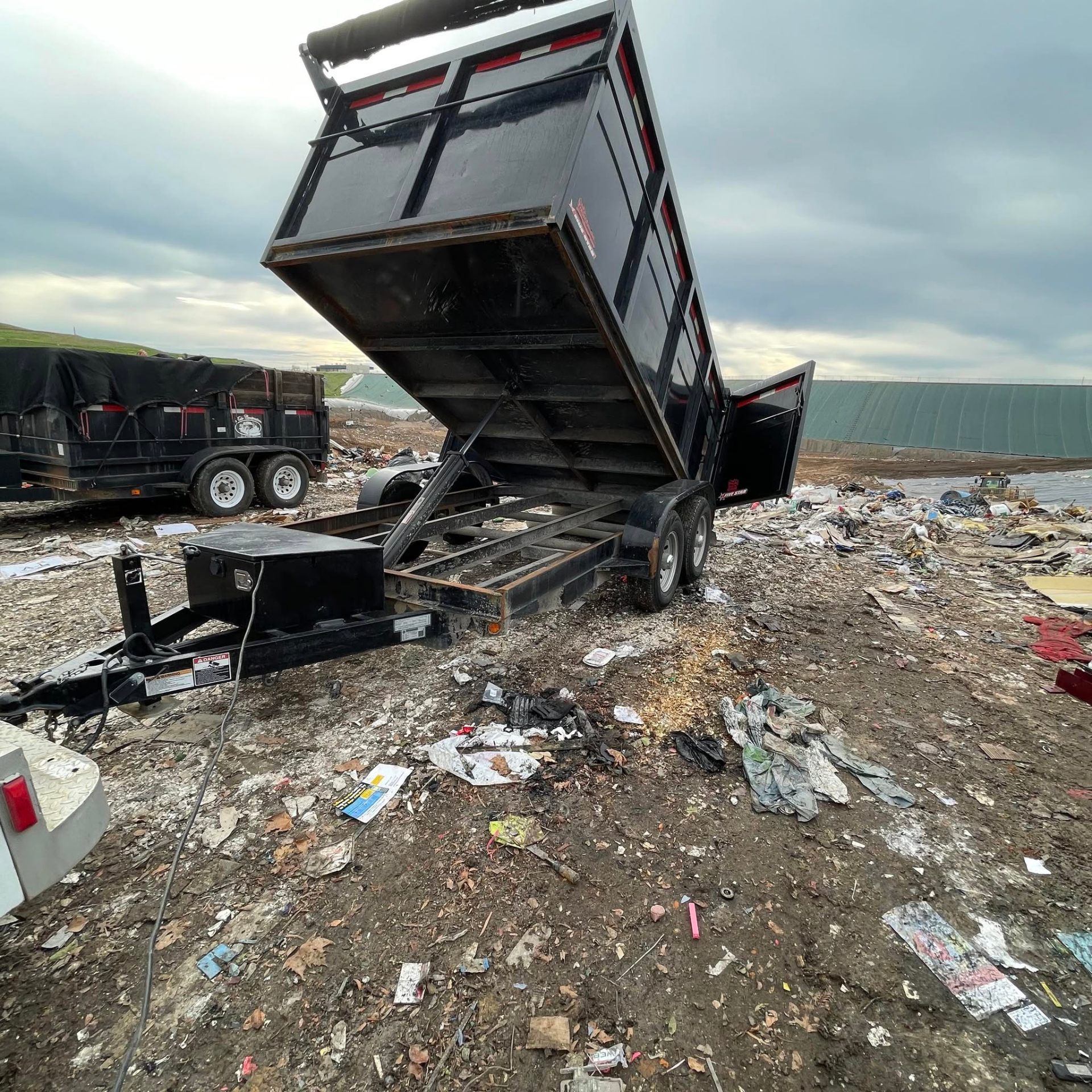 Dump trailer hauls